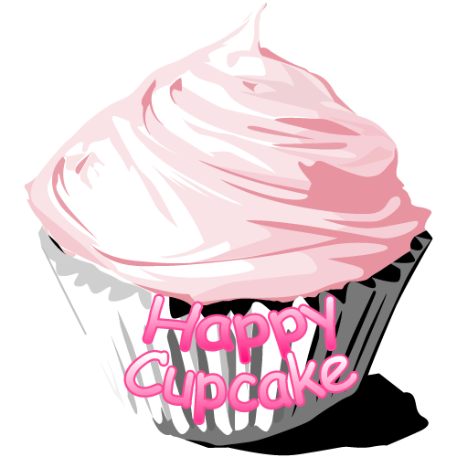 Happy cupcake